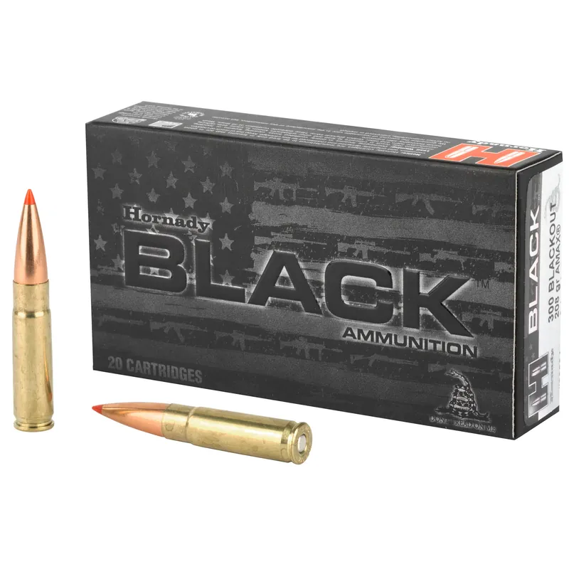 Hornady Black 300 Blackout 208 Grain A-MAX 20 Rounds/200 Rounds