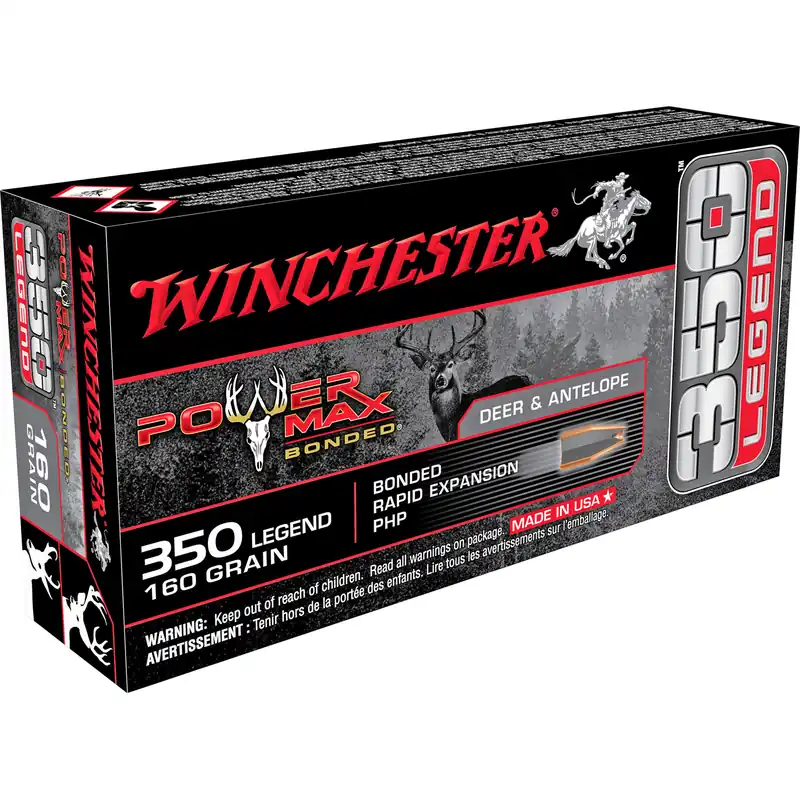 Winchester PowerMax 350 Legend 160 Grain 20 Rounds/200 Rounds