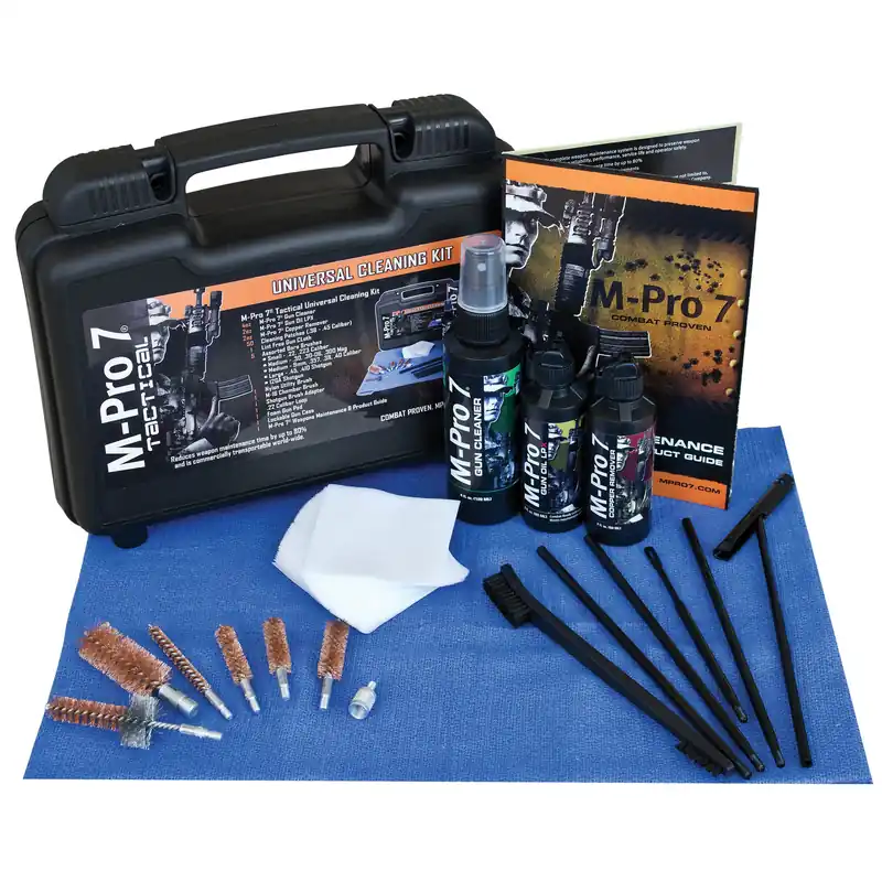 M-PRO 7 Tactical Cleaning Kit Clam - Comprehensive Gun Maintenance Solution