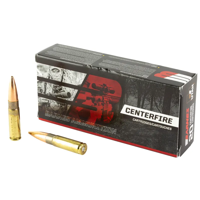 Barnes 300 Blackout 120 Grain JHP Flat Base Ammunition - 20 Rounds per Box, 200 Rounds per Case