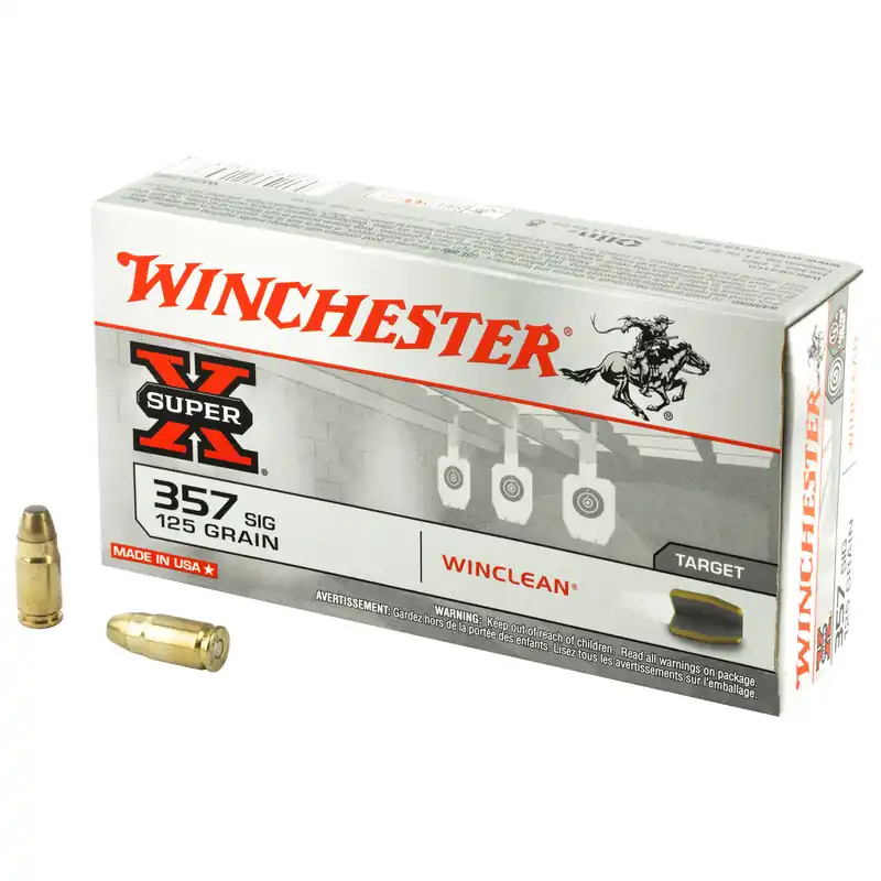 Winchester Super-X .357 SIG 125 Grain FMJ - 50 Rounds