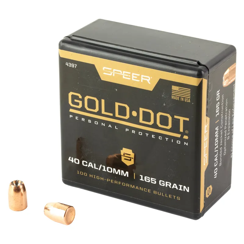 Speer Gold Dot .400 165 Grain Hollow Point - 100 Count