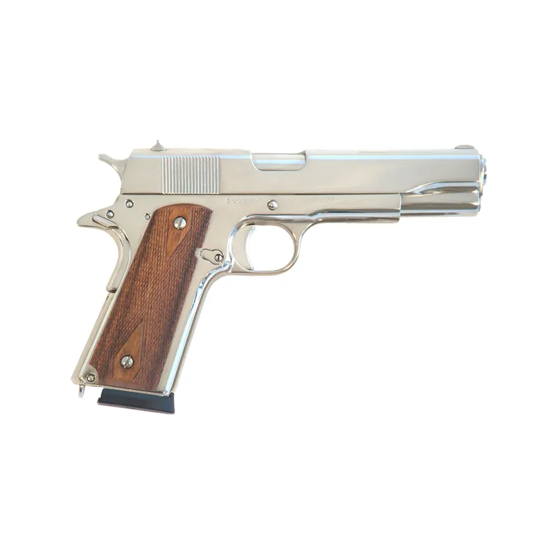 Cimarron 1911 A1 .45 ACP 5" Nickel 8-Round Pistol
