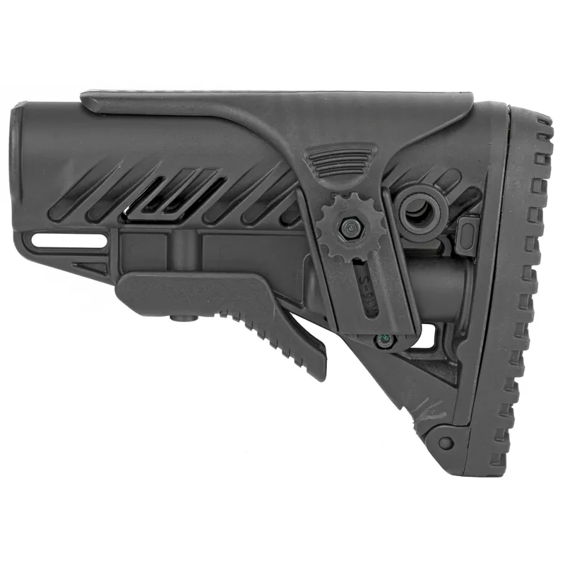 Adjustable Black Tactical Stock for AR15 - FAB Defense