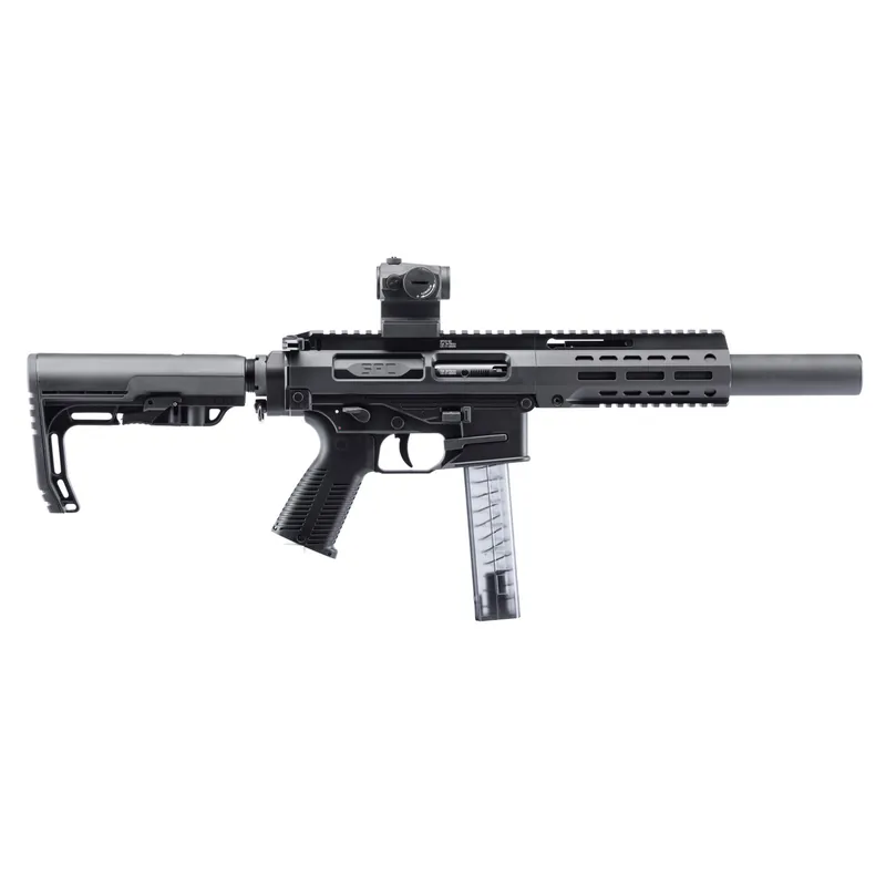 B&T SPC9 SD SBR 9mm 9" 33-Round Glock Black