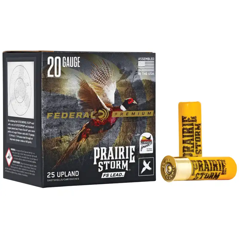 Federal Premium Storm 20 Gauge 2.75" #5 Lead 25 Rounds/250 Rounds Case