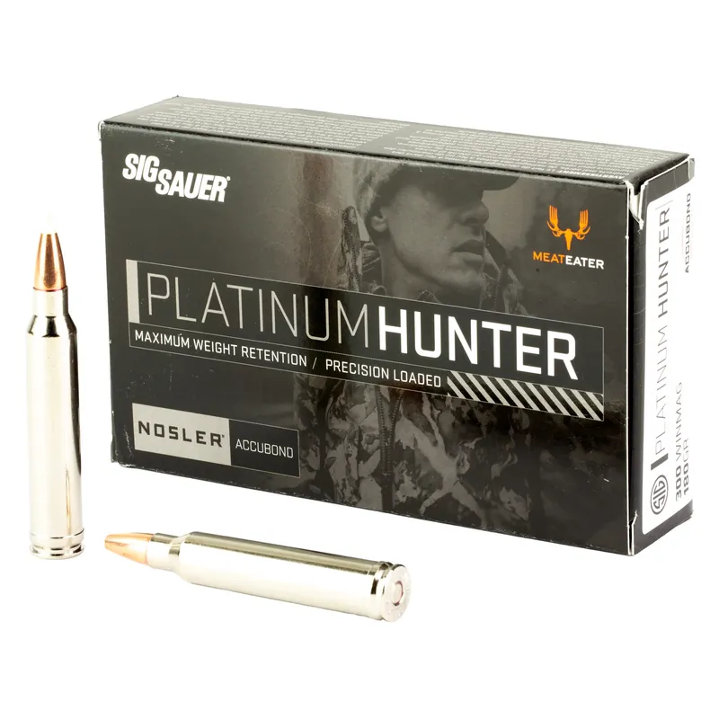 SIG AMMO .300 Win 180 Grain AccuBond - 20 Rounds/200 Rounds Available