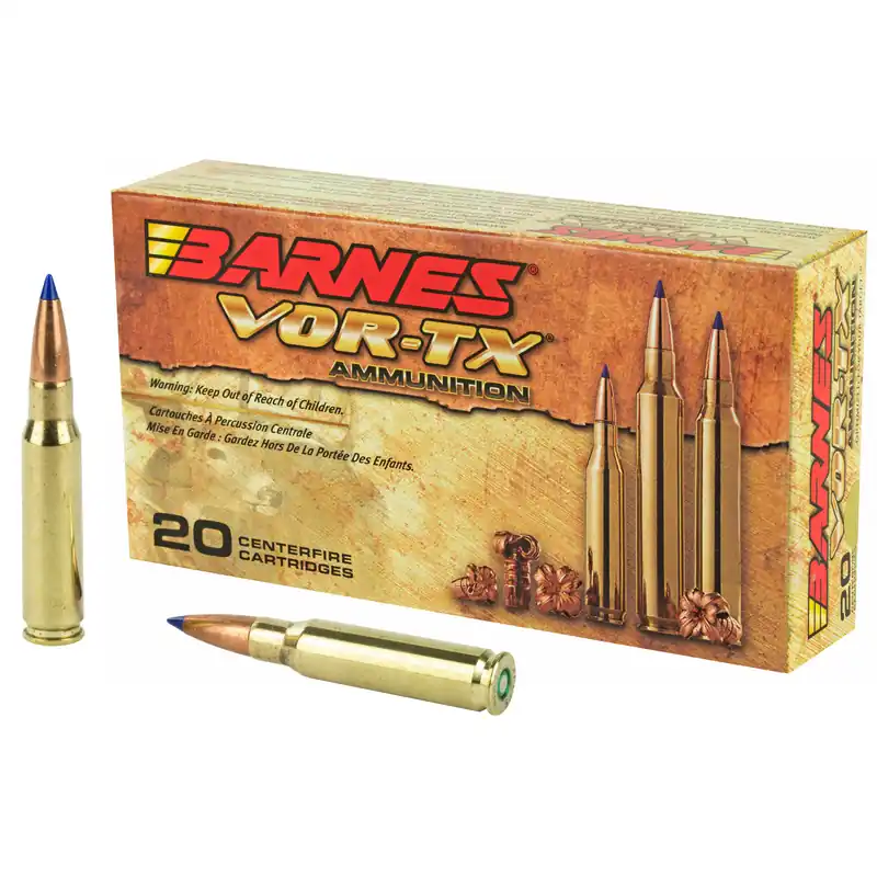 Barnes VOR-TX .308 Win 168gr TTSX Ammunition - 20 Rounds