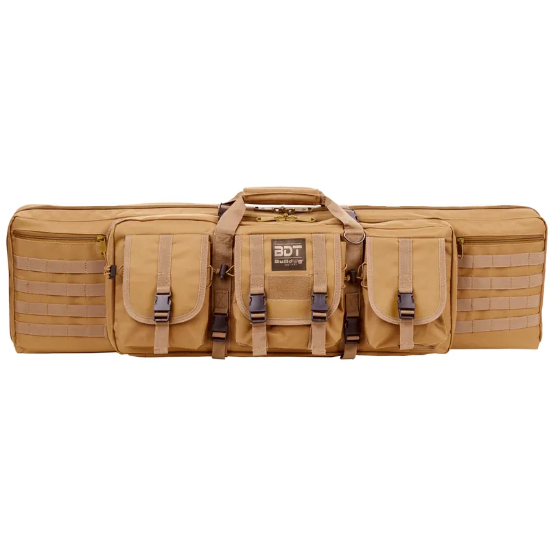 Bulldog DLX 36" Double Tactical Rifle Case - Tan