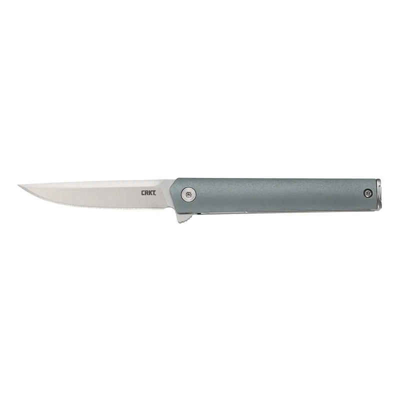 CRKT CEO Compact Blue 2.61" Plain Edge Knife