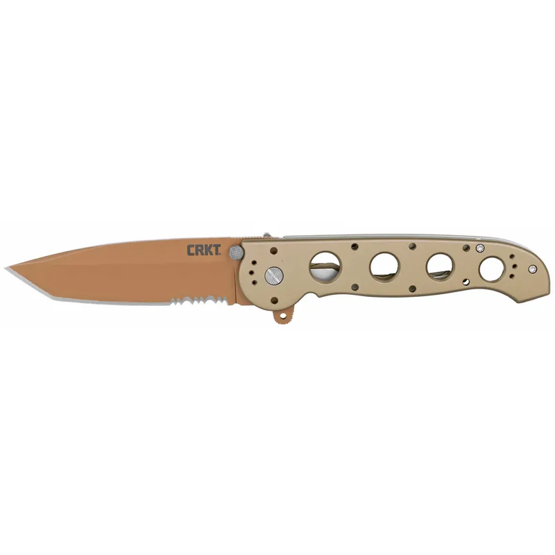 CRKT M16-14D Desert Tactical Combo Knife 3.99" Blade