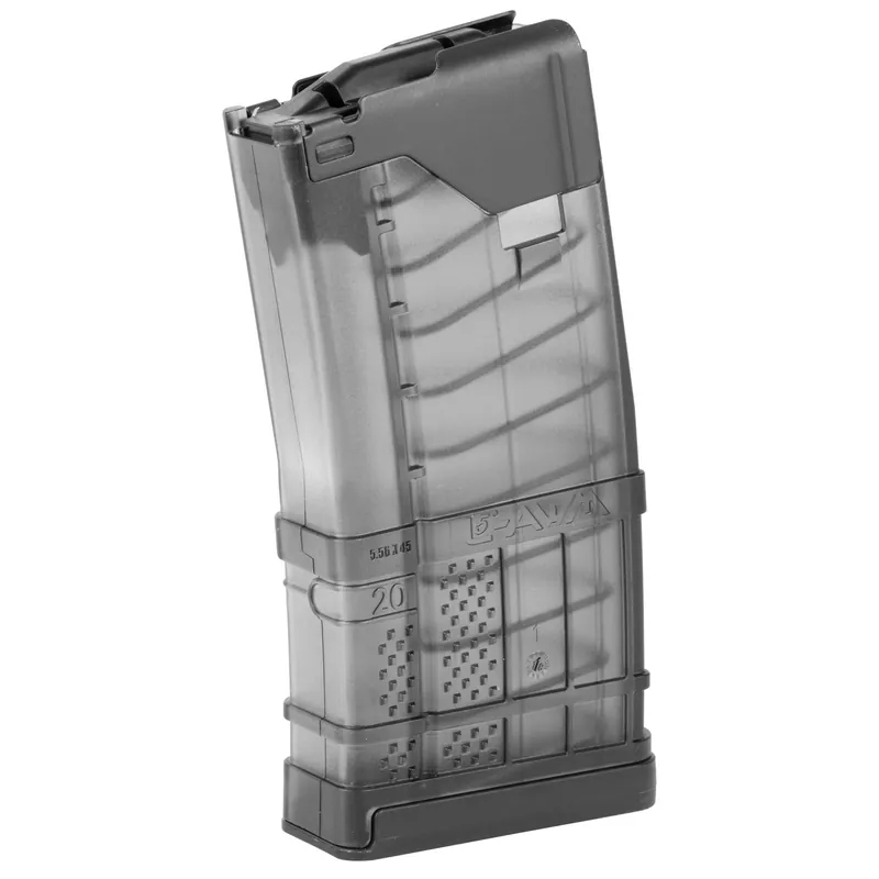 Lancer L5AWM 223 Remington 20-Round Translucent Smoke Magazine