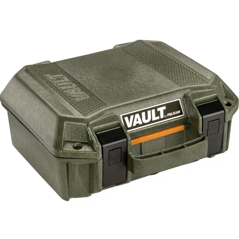 PELICAN V100C Vault Case with Wheels and Foam - Olive Drab Green