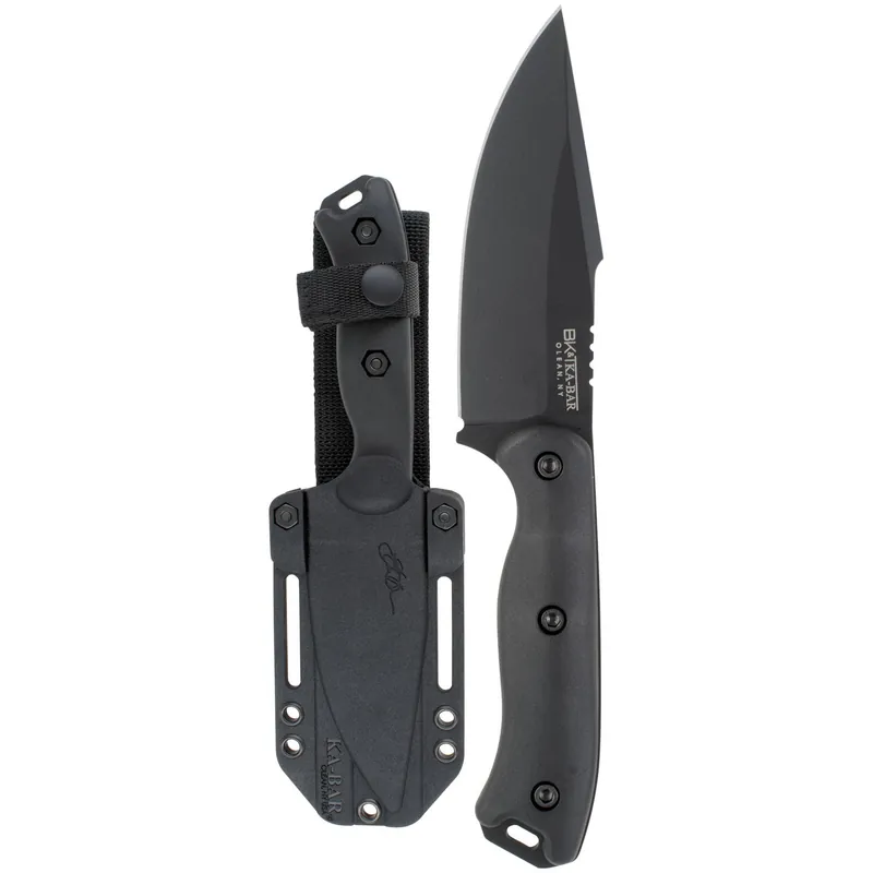 Becker Harpoon Knife with Sheath - Black (BK18BK)