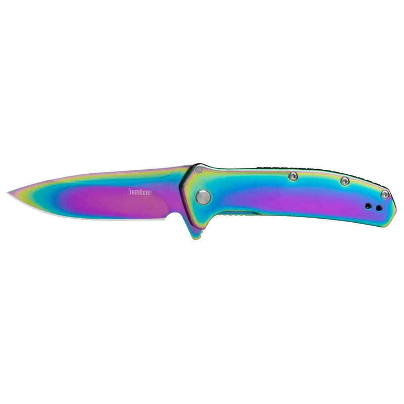 Kershaw Outcome 2.8" Rainbow PVD Knife