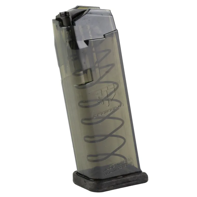 ETS Magazine for Glock 19/26 9mm 15-Round Clear Smoke