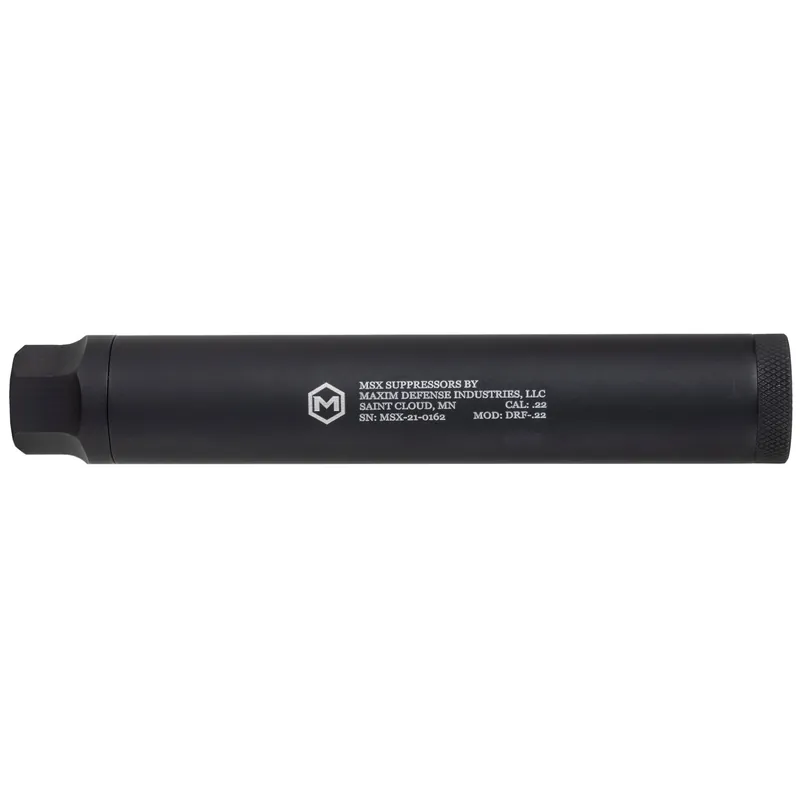 MAXIM DRF22 DT 22LR BLACK SUPPRESSOR