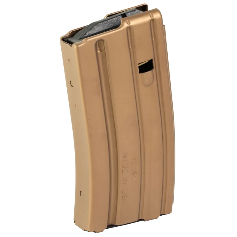 DURAMAG 20-Round 5.56 Aluminum Magazine, Bronze/Black