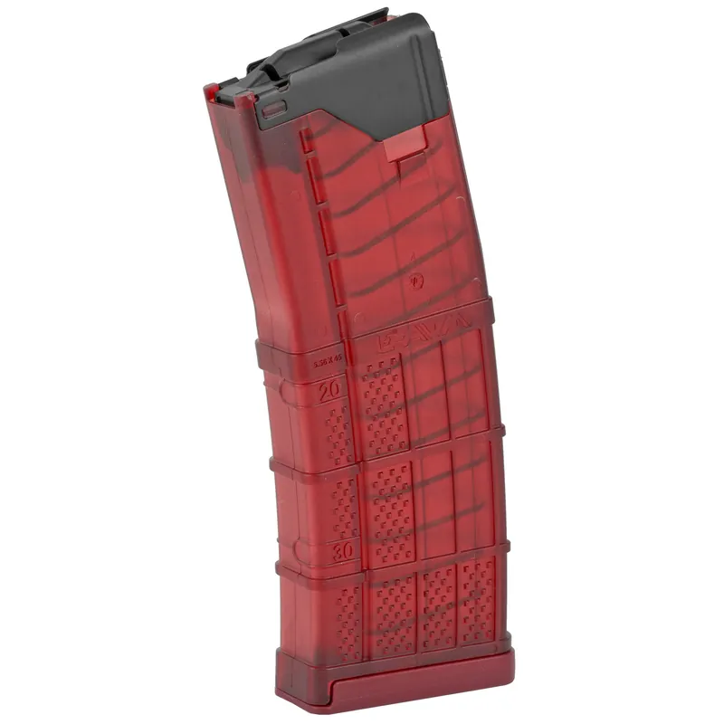 Lancer L5AWM 223 Remington 30-Round Translucent Red Magazine