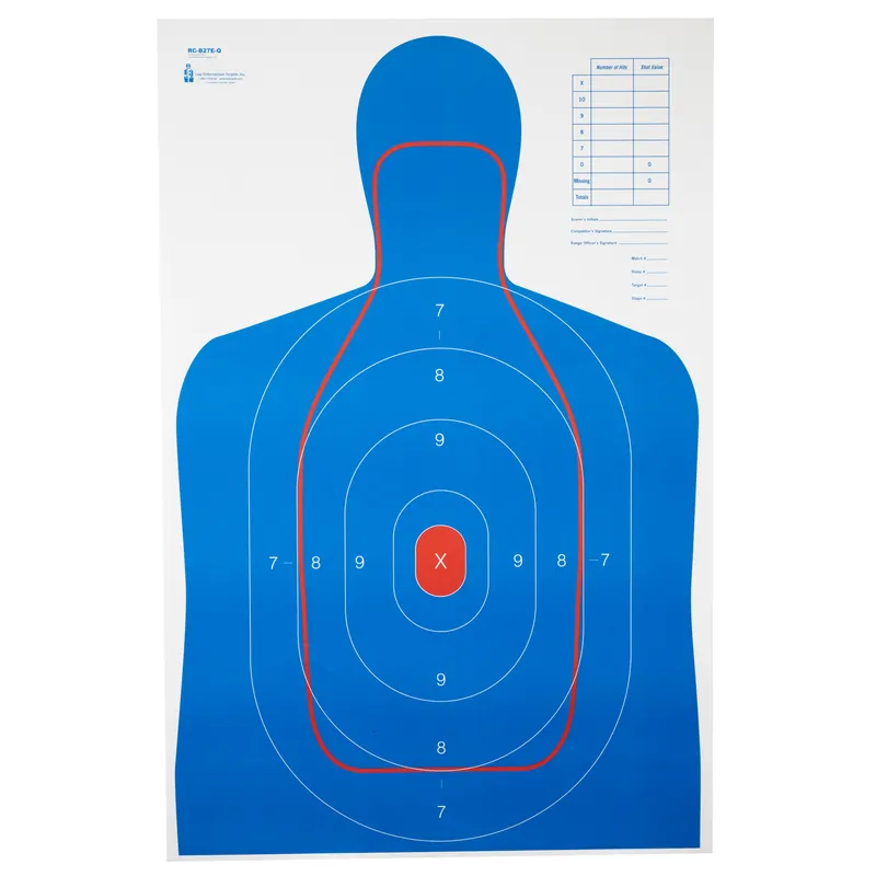 ACTION TARGET COMBO B27E & FBI Q 100 PACK