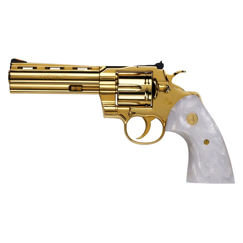 Colt Python .357 Magnum 5" 6-Round 24K Gold Edition