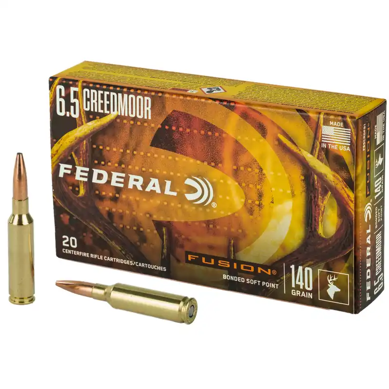 Fusion 6.5 Creedmoor 140 Grain Ammunition - 20 Rounds/200 Rounds