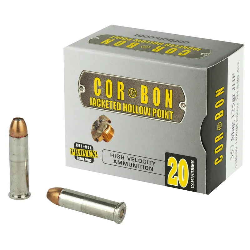 CORBON .357 Magnum 125 Grain JHP Ammunition - 20 Rounds