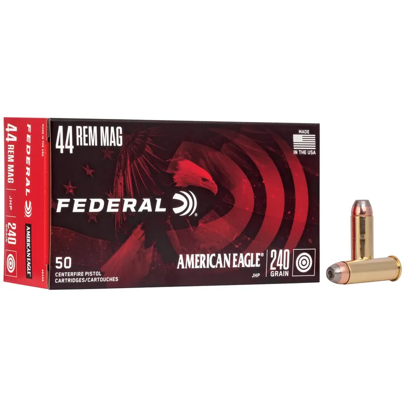 Federal American Eagle .44 Magnum 240 Grain JHP 50 Rounds/1000 Rounds