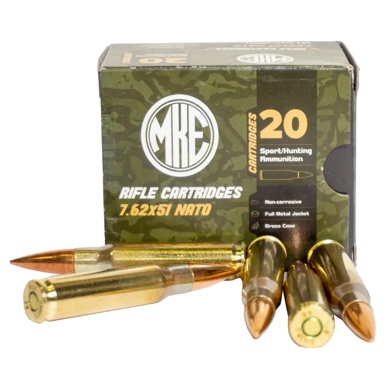 CENT ARMS MKE 7.62 NATO 147 GR 20-Round Box