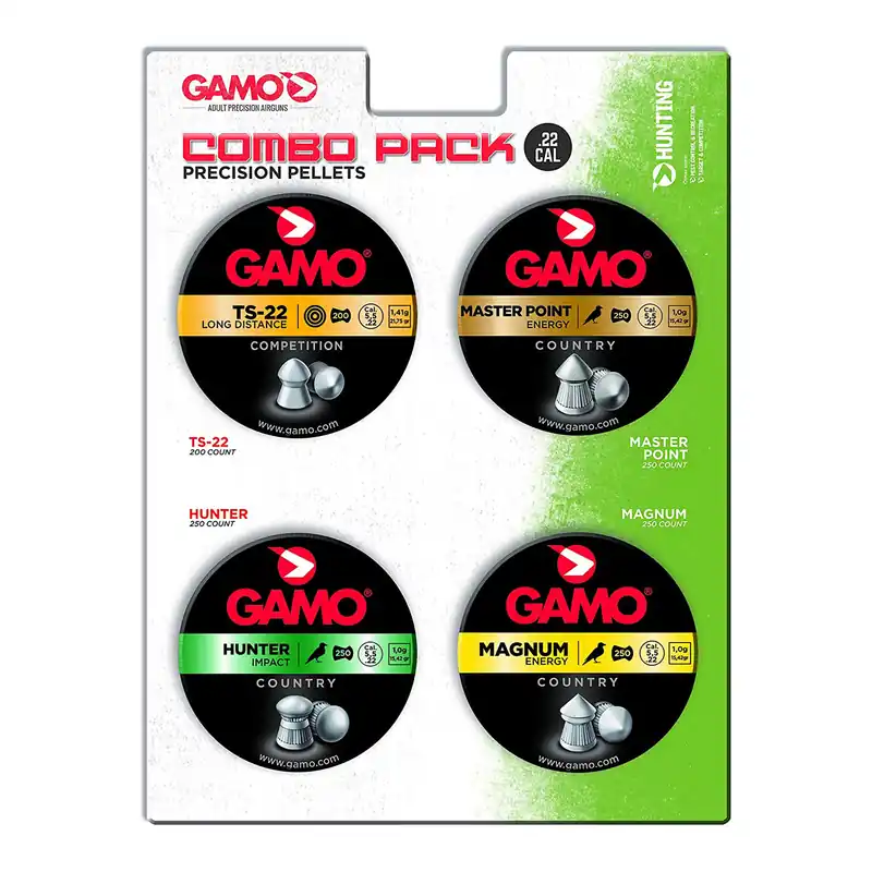 GAMO Combo Pack Assorted .22 Caliber Pellets