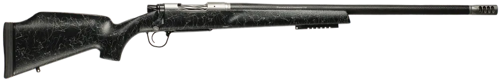 Christensen Arms Traverse 22-250 Rem 24" Threaded Barrel Rifle, Black/Gray Stock