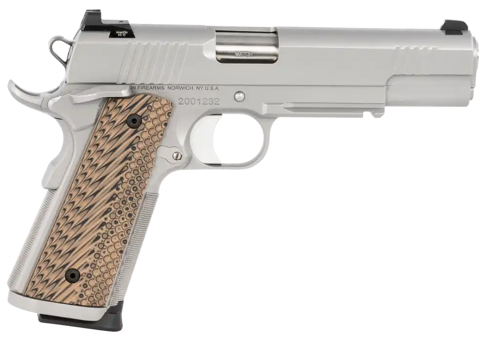Dan Wesson Specialist 9mm Luger 10+1 Stainless Steel Pistol with G10 Grip and Picatinny Rail