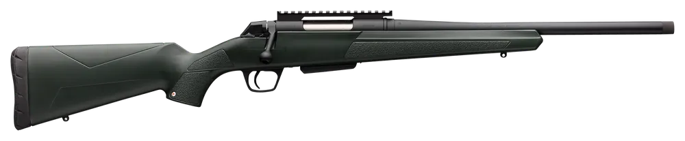 Winchester XPR Stealth 6.5 PRC Rifle with 16.5" Threaded Barrel and Green Synthetic Stock