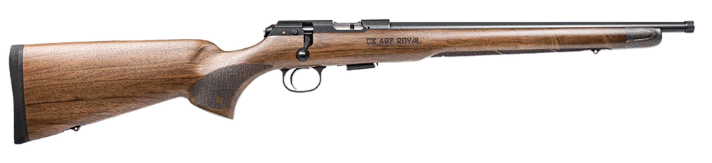 CZ-USA 457 Royal .22 LR Rifle with Walnut Stock and Threaded Barrel
