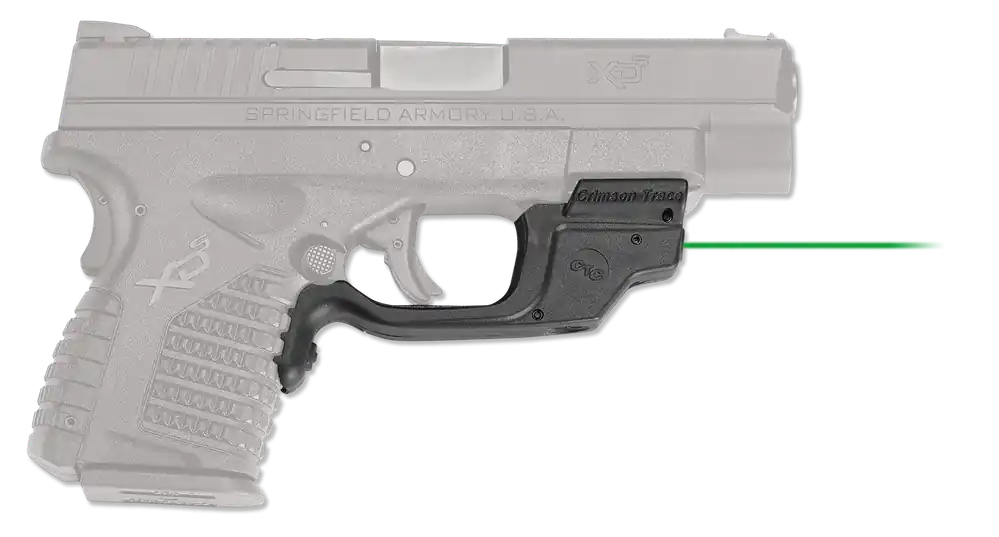 Crimson Trace LG-469G Green Laserguard for Springfield Armory XD-S 3.3 & 4.0 - Black