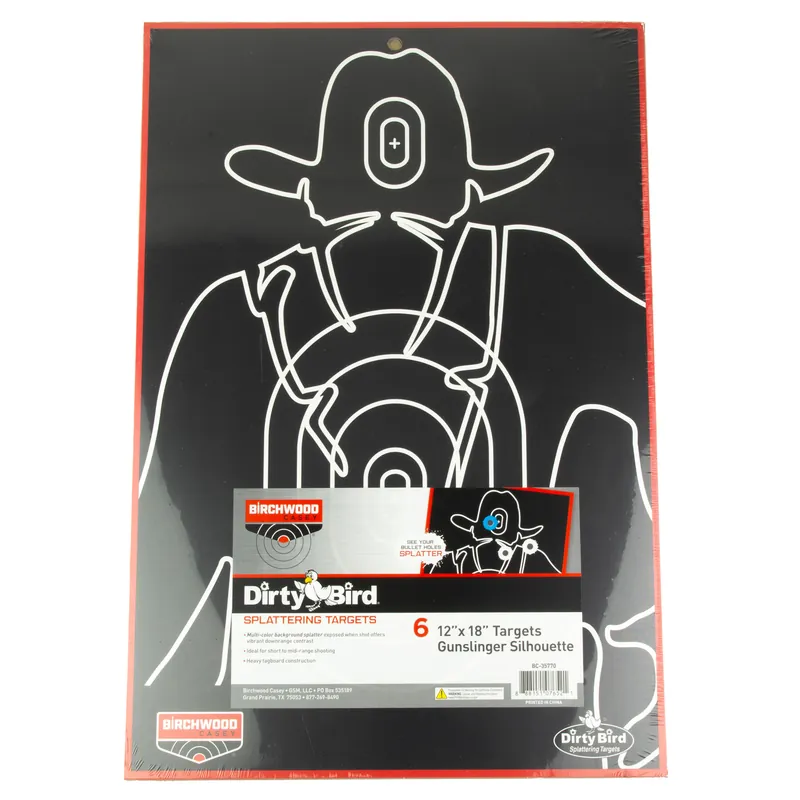 B/C Dirty Bird Gunslinger Silver 6-12x18 Scope