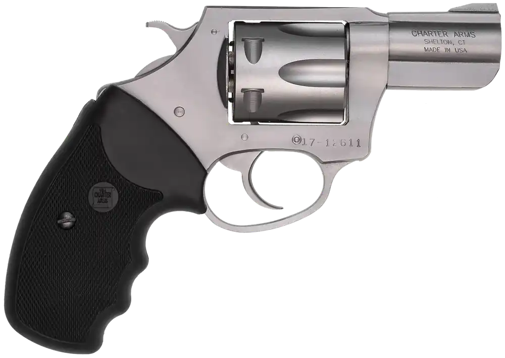 Charter Arms 73840 Undercover .38 Special Revolver with Stainless Steel Barrel and Black Rubber Grip