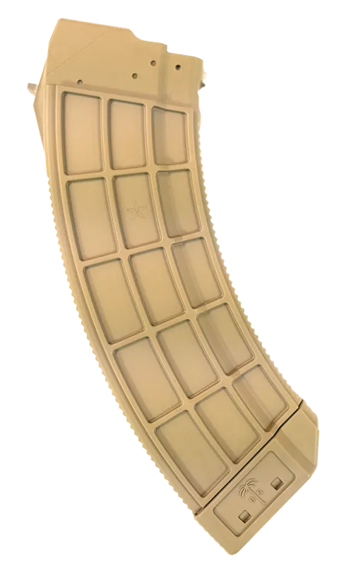 US Palm MA693A 30rd 7.62x39mm AK-47 Magazine, Flat Dark Earth Polymer with Stainless Steel Latch