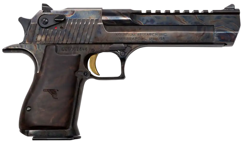 Desert Eagle Mark XIX .357 Mag 6" Case Hardened with Walnut Grip