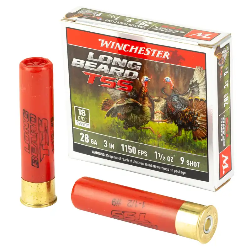 Winchester Long Beard TSS 28 Gauge 3" #9 Shot 5/50 Box