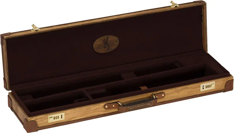 32" Light Madera Wood Grain Browning Luggage Case for O/U & BT
