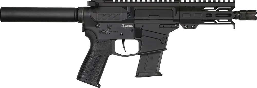 CMMG Banshee MK57 5.7x28mm AR Pistol - 5" Barrel, Black Finish