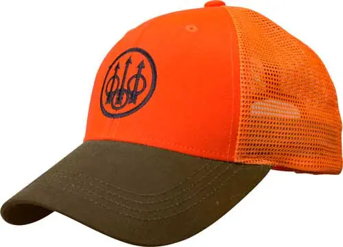 Blaze Mesh Back Orange/Tobacco Beretta Upland Trucker Cap