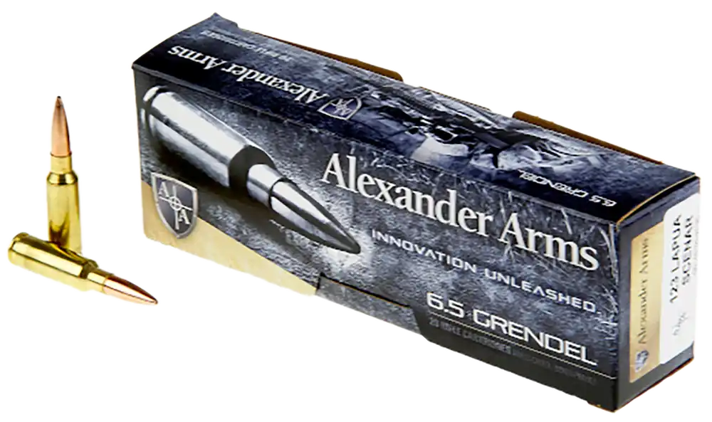 Alexander Arms 6.5 Grendel 123gr Lapua Scenar BT OTM Ammo - 20 Rounds/Box
