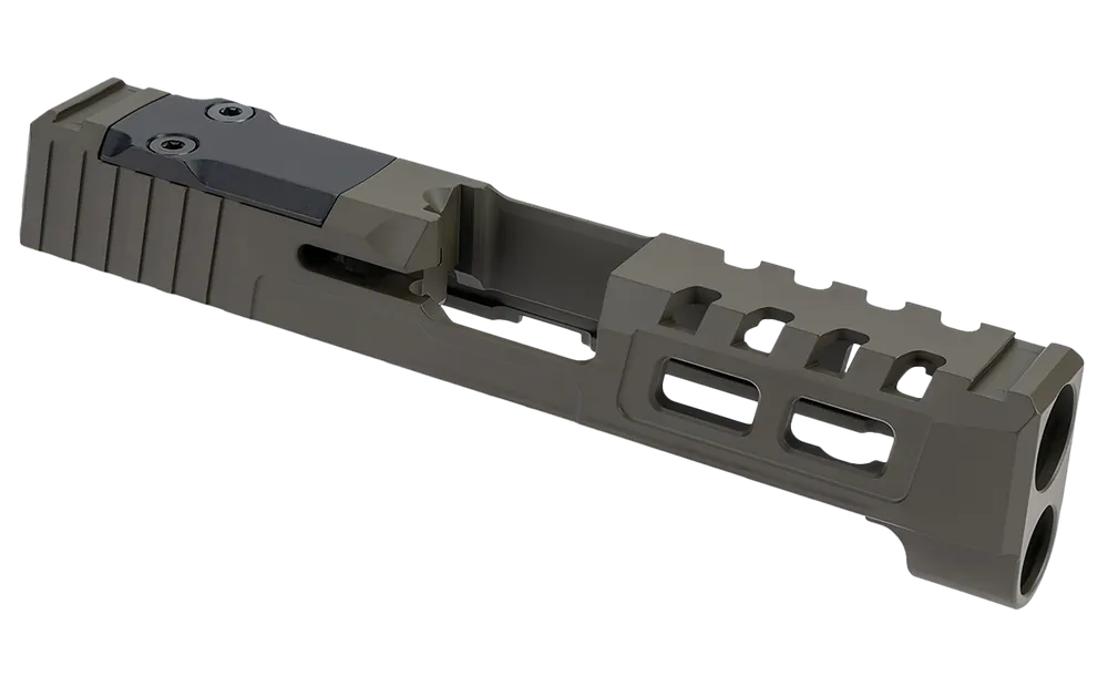 Zaffiri Precision Custom Slide for Springfield Hellcat Pro - OD Green Stainless Steel