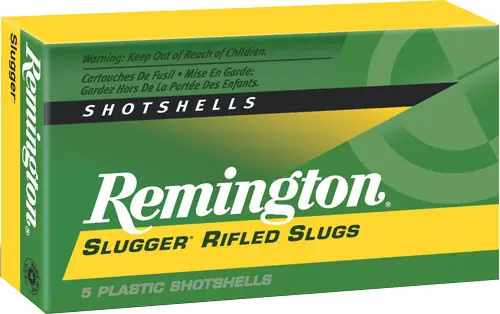 Remington Slugger 12GA 2.75" 1oz Rifled Slug - 15 Rounds, 5 Boxes/Case