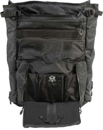 Waxed Canvas Black/Grey Ghost Gear Gypsy Pack 2.0