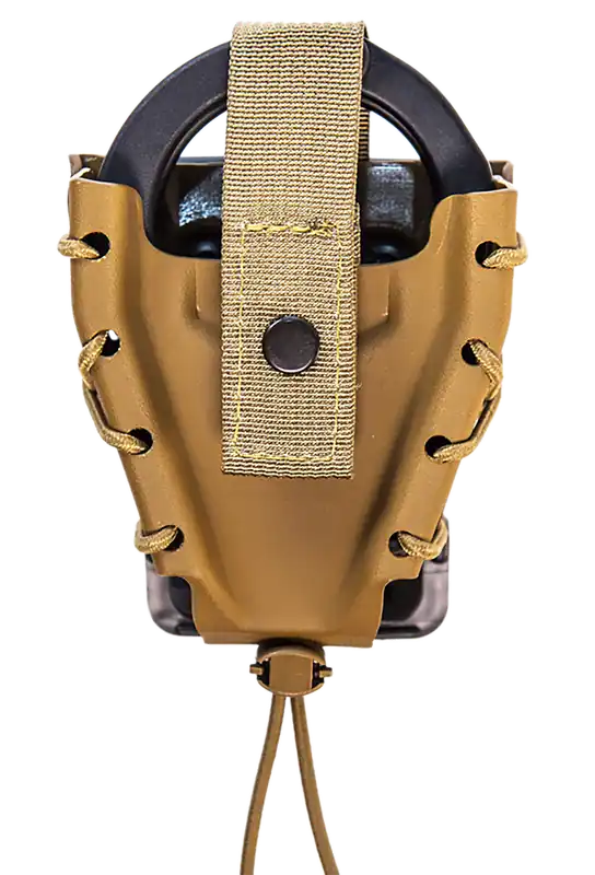 High Speed Gear TACO Handcuff Holder - Kydex Coyote Brown with 2" U-Mount