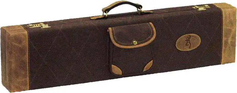 34" BBL Lona Flint/Brown Browning Luggage Case for Over/Under Shotgun