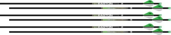 Easton Axis 4mm 400 Arrows with Blazer Vanes 6-Pack for Long Range